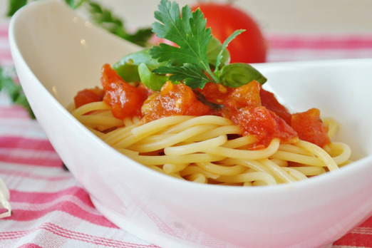 Pasta mit Tomatensauce bei Don Alfredo Graz frisch zubereitet